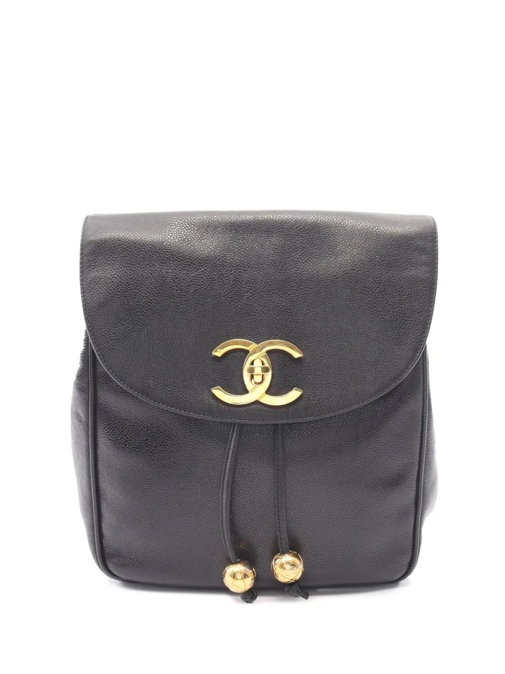 CHANEL Pre-Owned 1994-1996 CC Caviar backpack - Nero