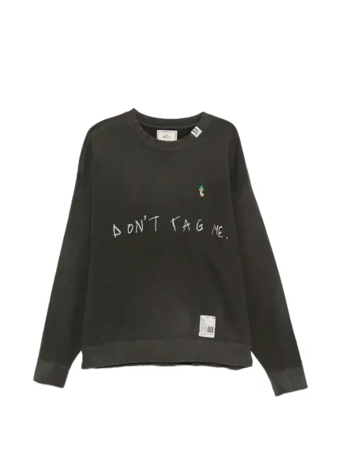 Maison MIHARA YASUHIRO logo-print embroidered sweatshirt