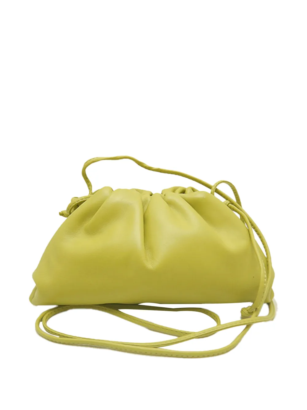 Bottega Veneta Pre-Owned 2012-2026 Lambskin The Mini Pouch crossbody bag - Gelb