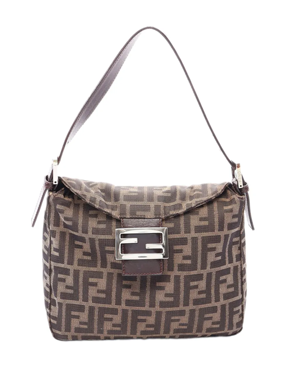 Fendi Pre-Owned 20th Century Zucca Canvas shoulder bag - Braun