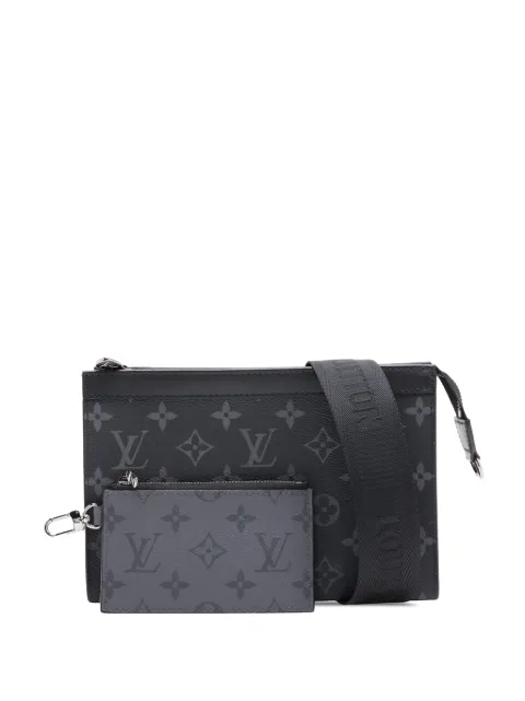 Louis Vuitton Pre-Owned 2021-2026 Monogram Eclipse Gaston Wearable Wallet crossbody bag