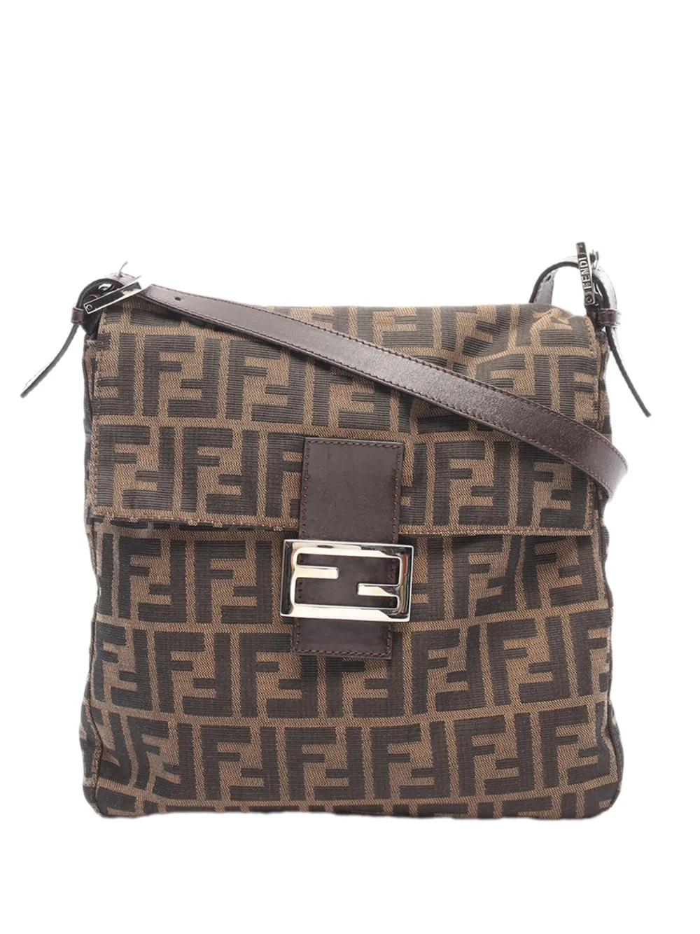 Fendi Pre-Owned 20th Century Zucchino Canvas crossbody bag - Braun