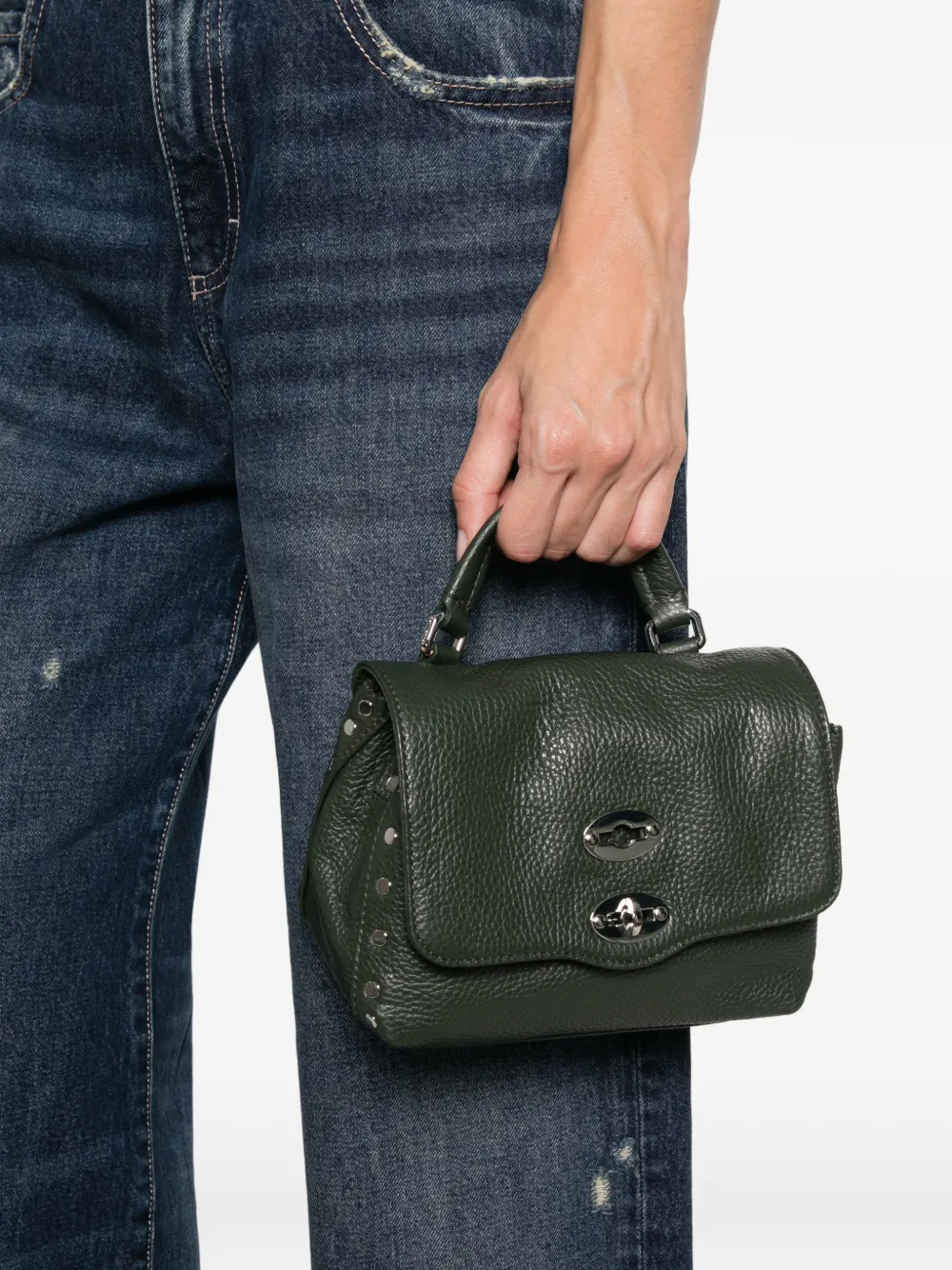 Zanellato Daily Postina kleine shopper Groen