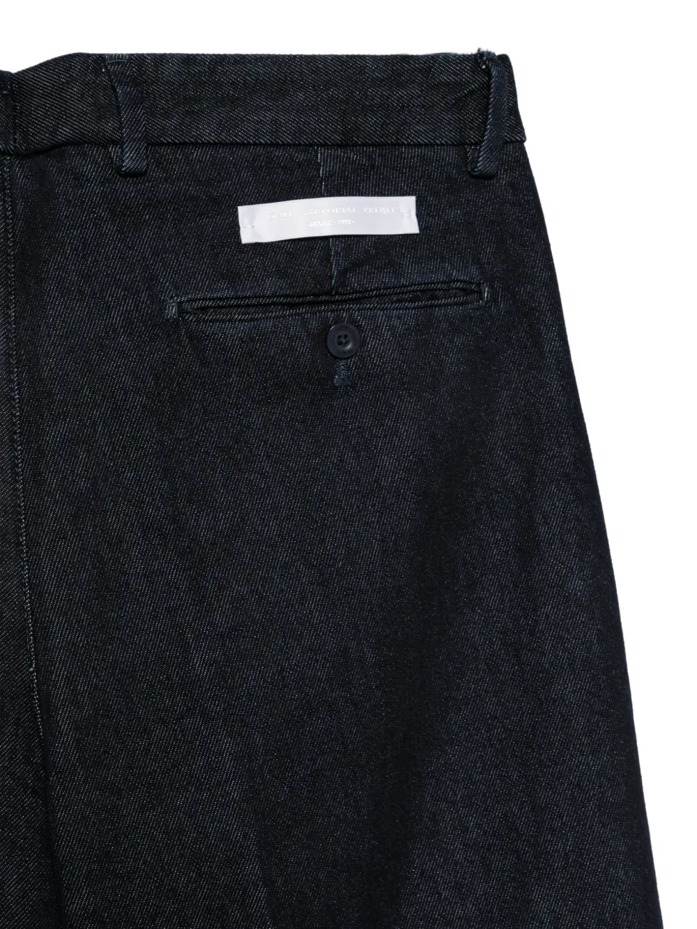 Briglia 1949 Manhattand pleated-detail jeans Blauw