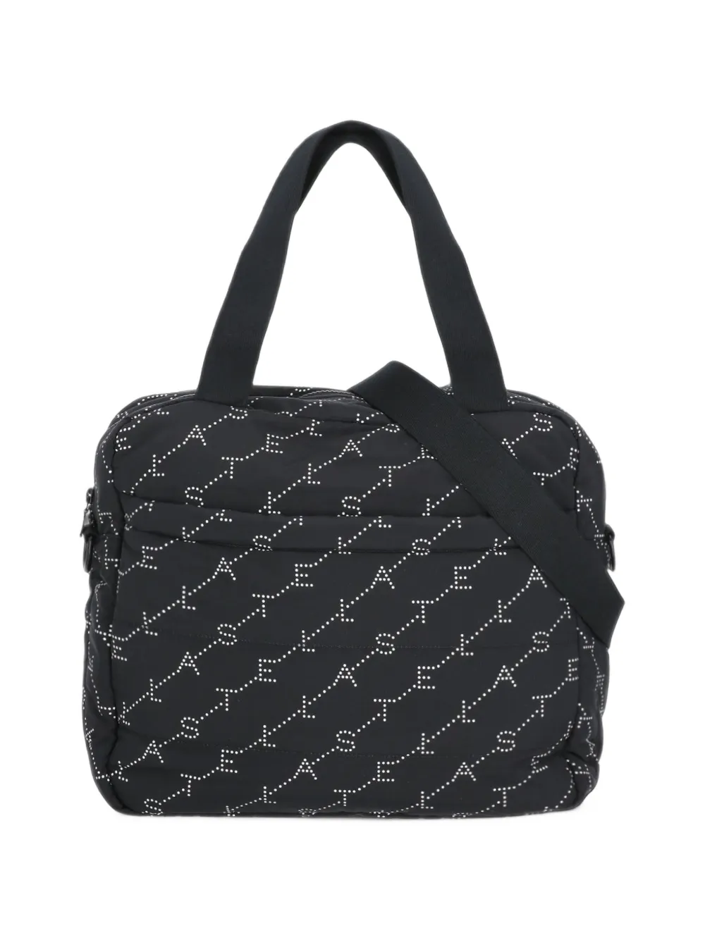 Stella McCartney Kids Luiertas met logoprint Zwart