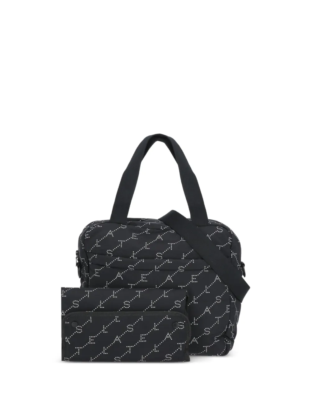 Stella McCartney Kids logo-print changing bag - Black