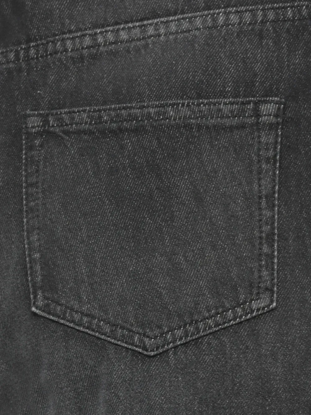 D.Exterior Straight jeans met vervaagd effect Zwart