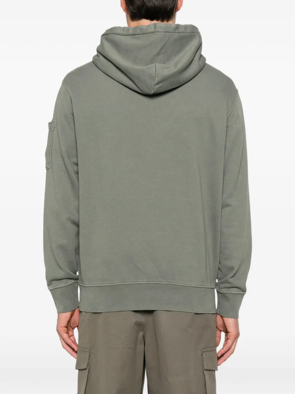 C.P. Company Lens-detail hoodie Grijs