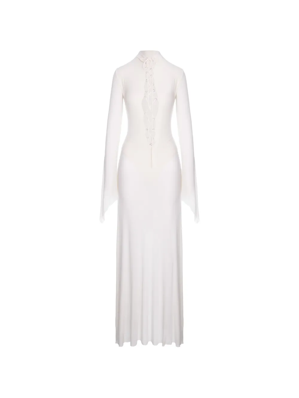 MANURÍ Zaddy maxi-jurk Wit
