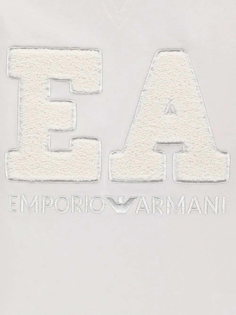Emporio Armani Kids T-shirt met logo-applicatie Beige