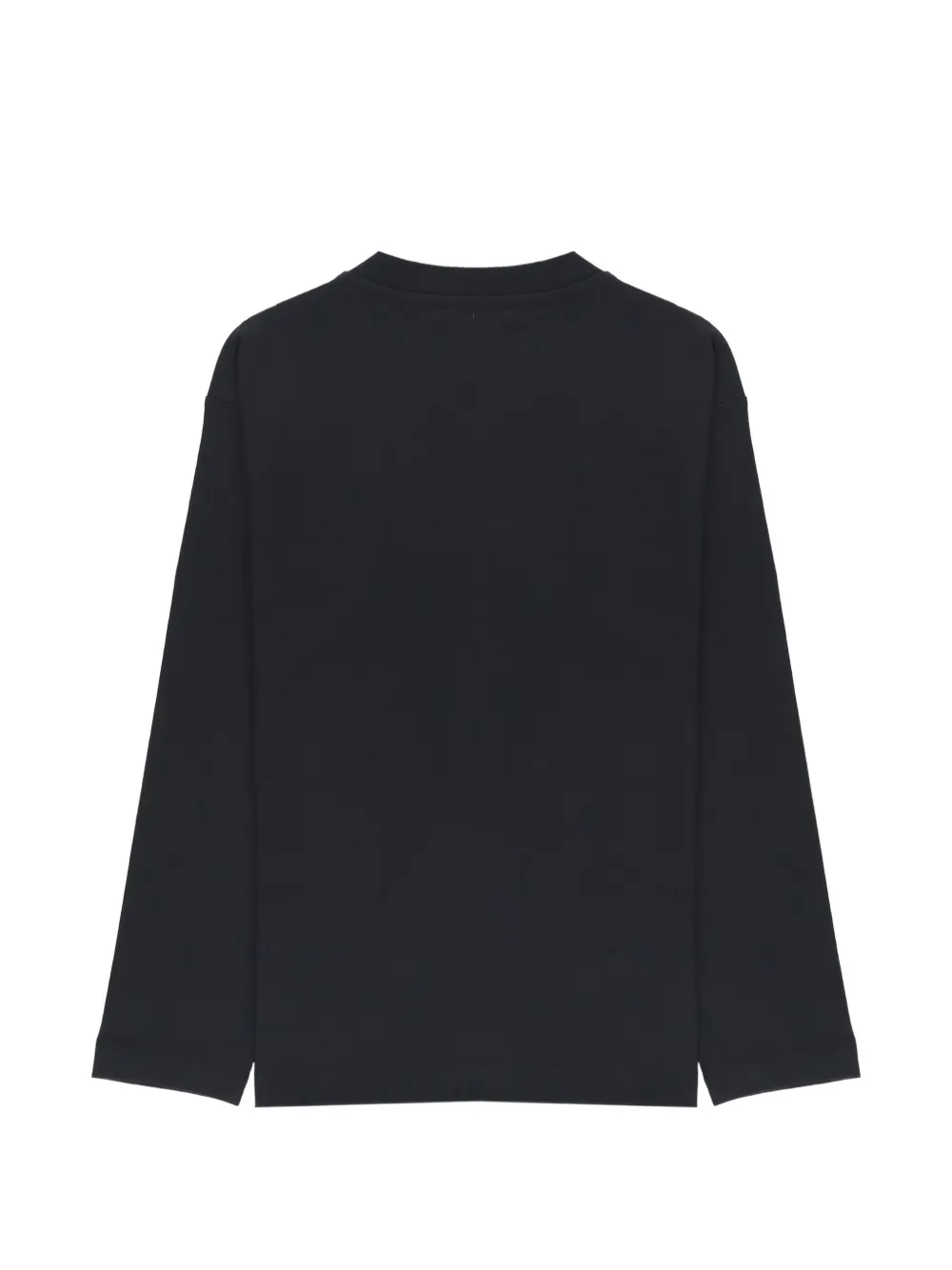 Emporio Armani Kids logo-print long-sleeve T-shirt Blauw