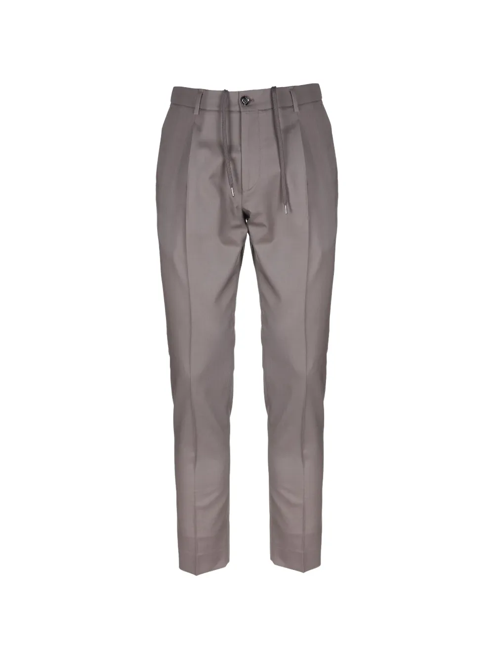 BE ABLE pleated drawstring-waist trousers - Grigio