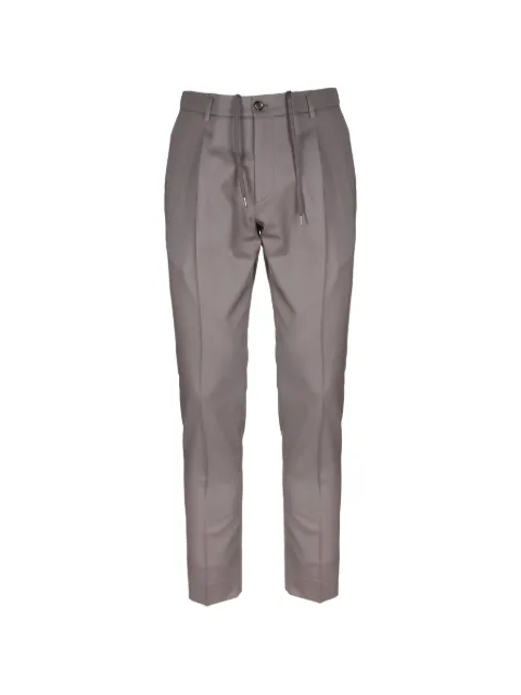 BE ABLE Riccardo pleated drawstring-waist trousers