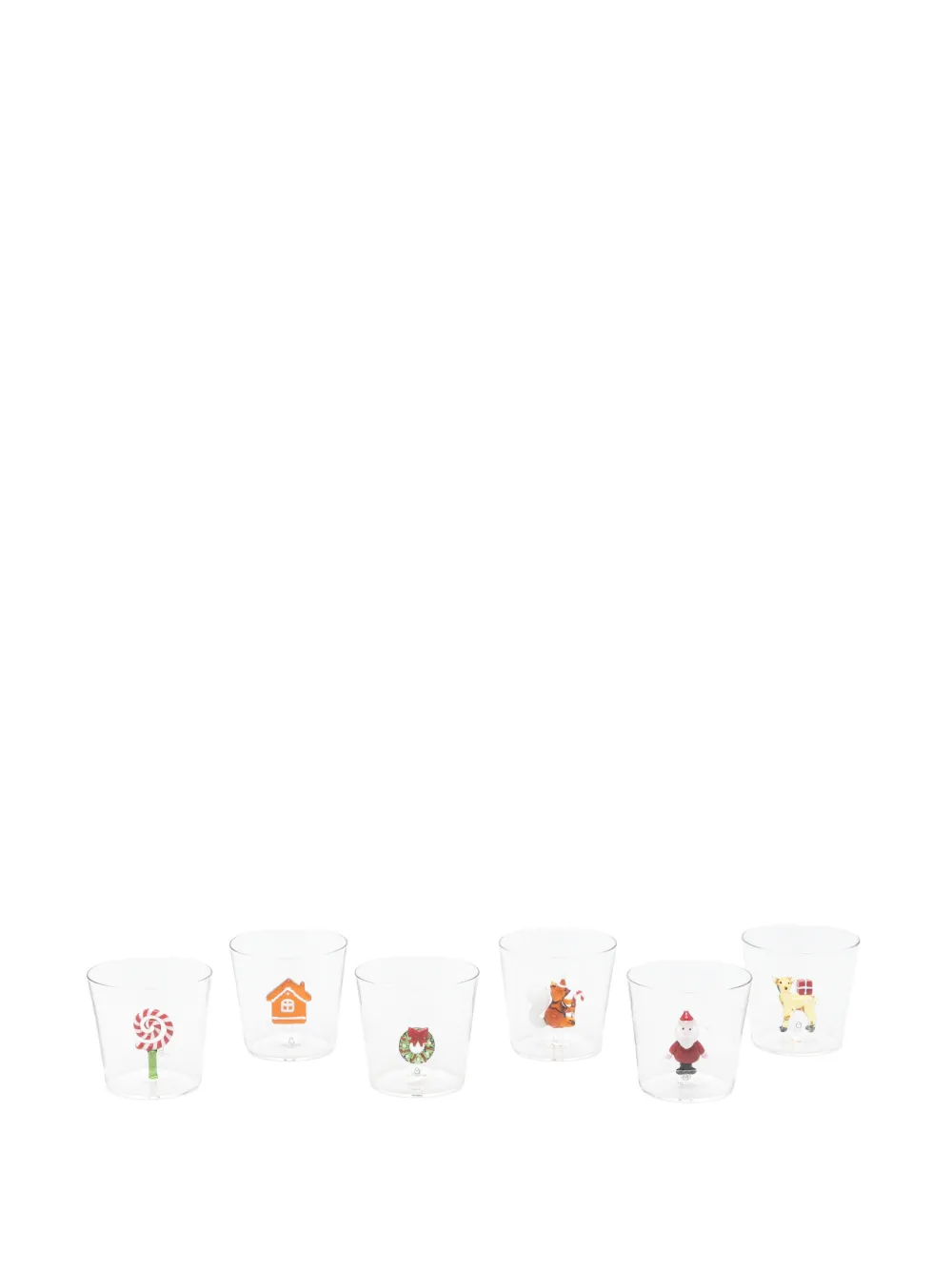 Ichendorf Milano Christmas glass tumblers set (set of six) - Weiß