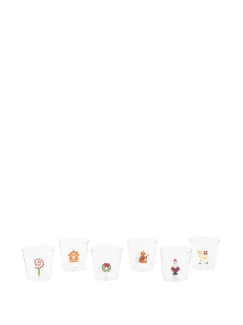 Ichendorf Milano Christmas glass tumblers set (set of six)