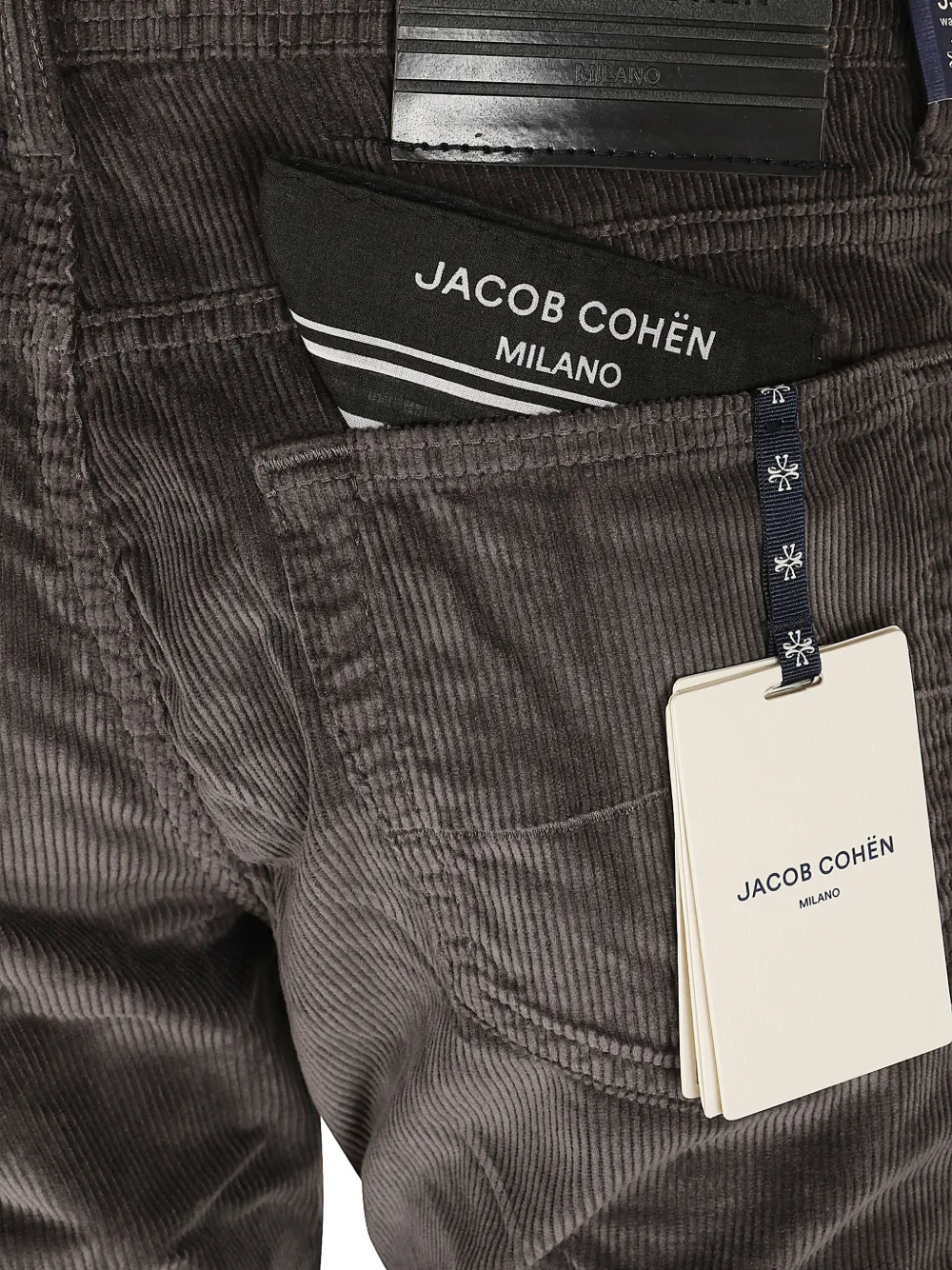 Jacob Cohën Bard ribfluwelen broek Grijs