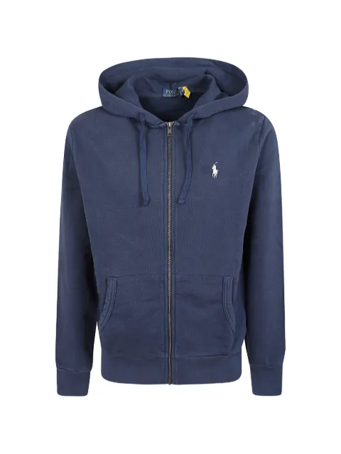 Polo Ralph Lauren hoodie con logo bordado y cierre