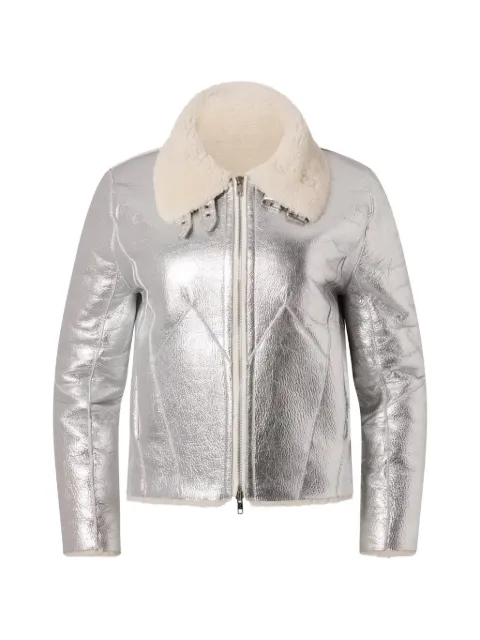 Perfect Moment Sloan metallic leather jacket