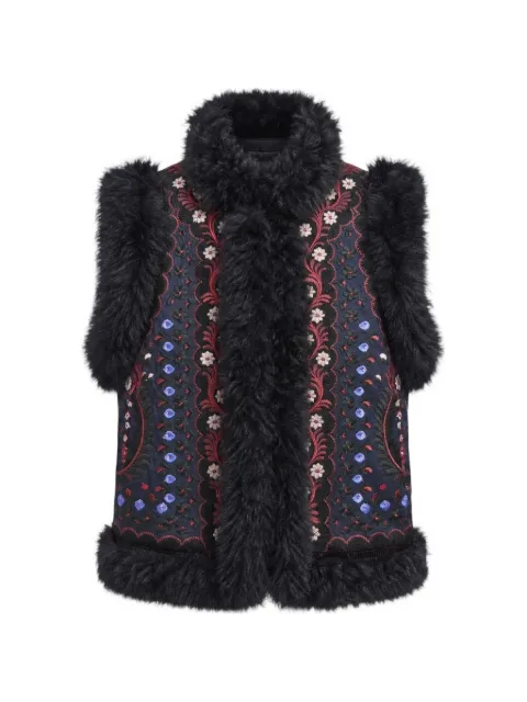 Antik Batik Ivan embroidered gilet