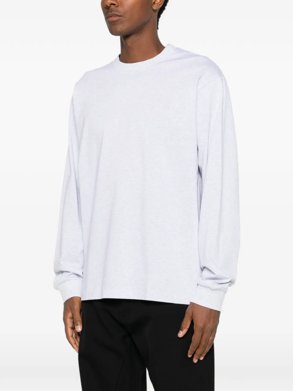 Juun.J graphic-print long-sleeve sweatshirt Grijs