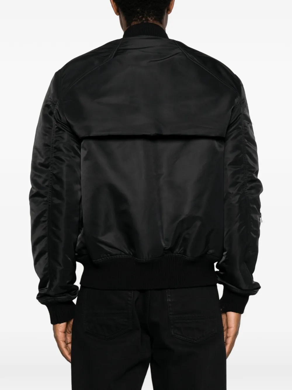 Rick Owens 2 Piece Flight buckle-strap panelled jacket Zwart