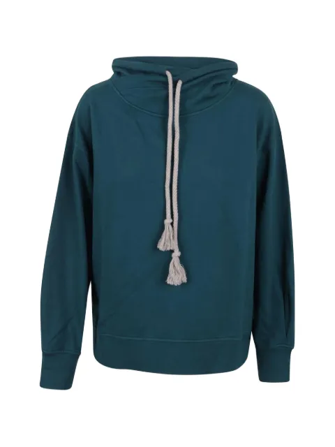 Noumeno Concetp tassel-drawstring funnel-neck sweatshirt