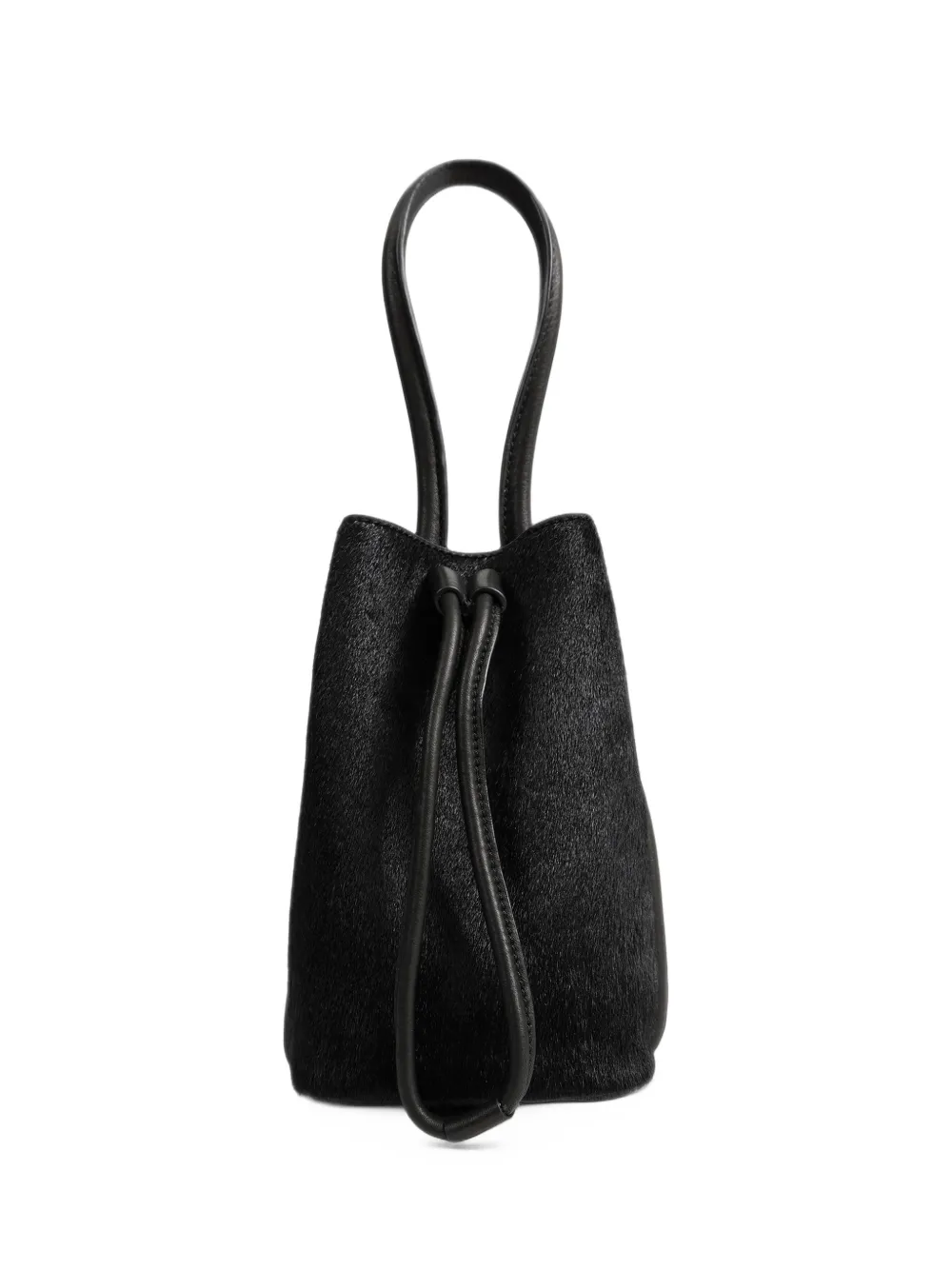 Uma Wang small drawstring-fastening bucket bag - Noir