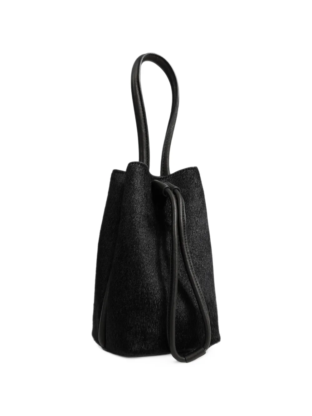 Uma Wang Kleine bucket-tas met trekkoordsluiting Zwart
