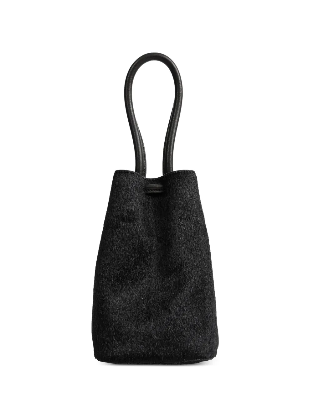 Uma Wang Kleine bucket-tas met trekkoordsluiting Zwart