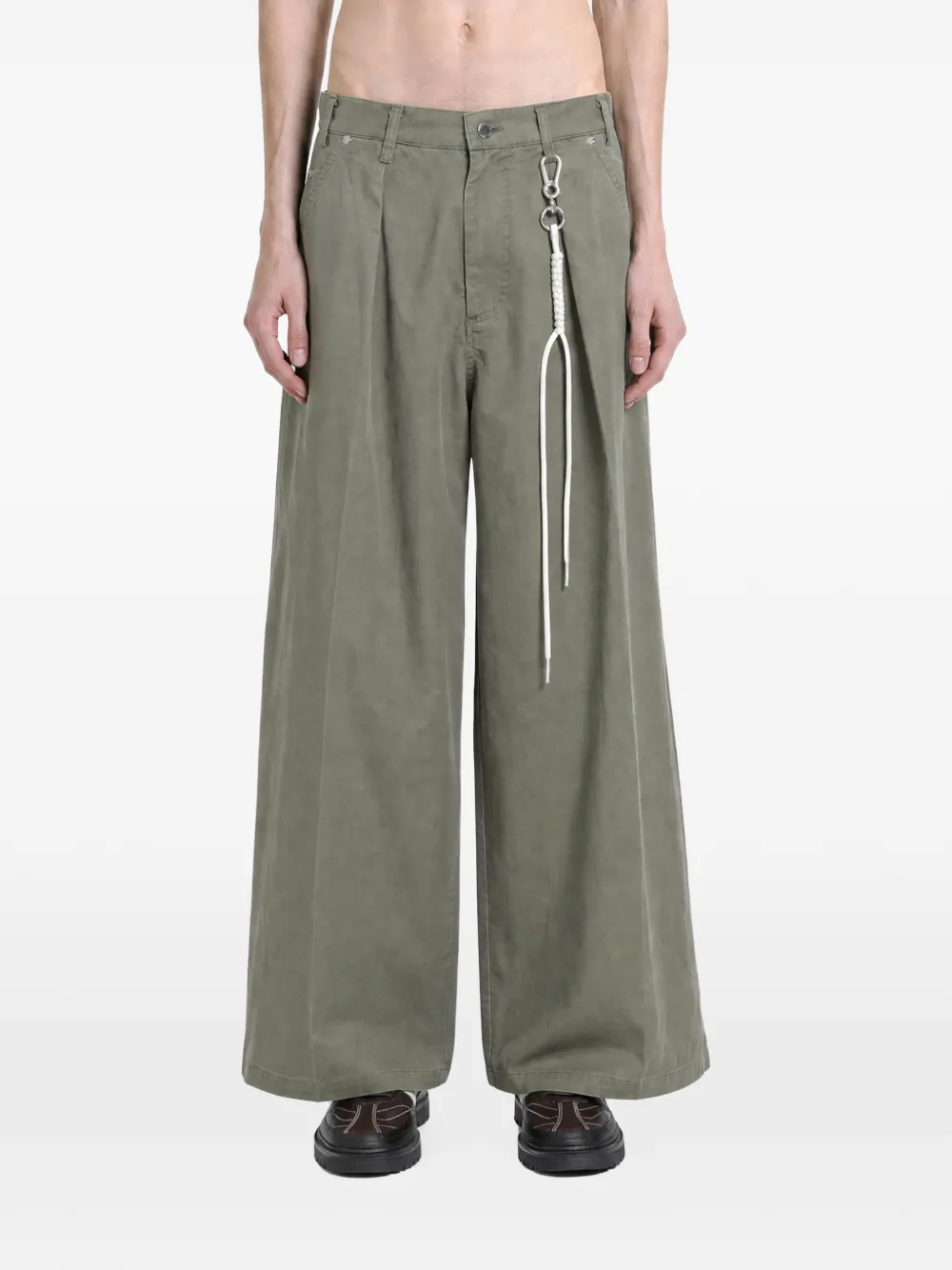 Song For The Mute Super Baggy trousers - Verde