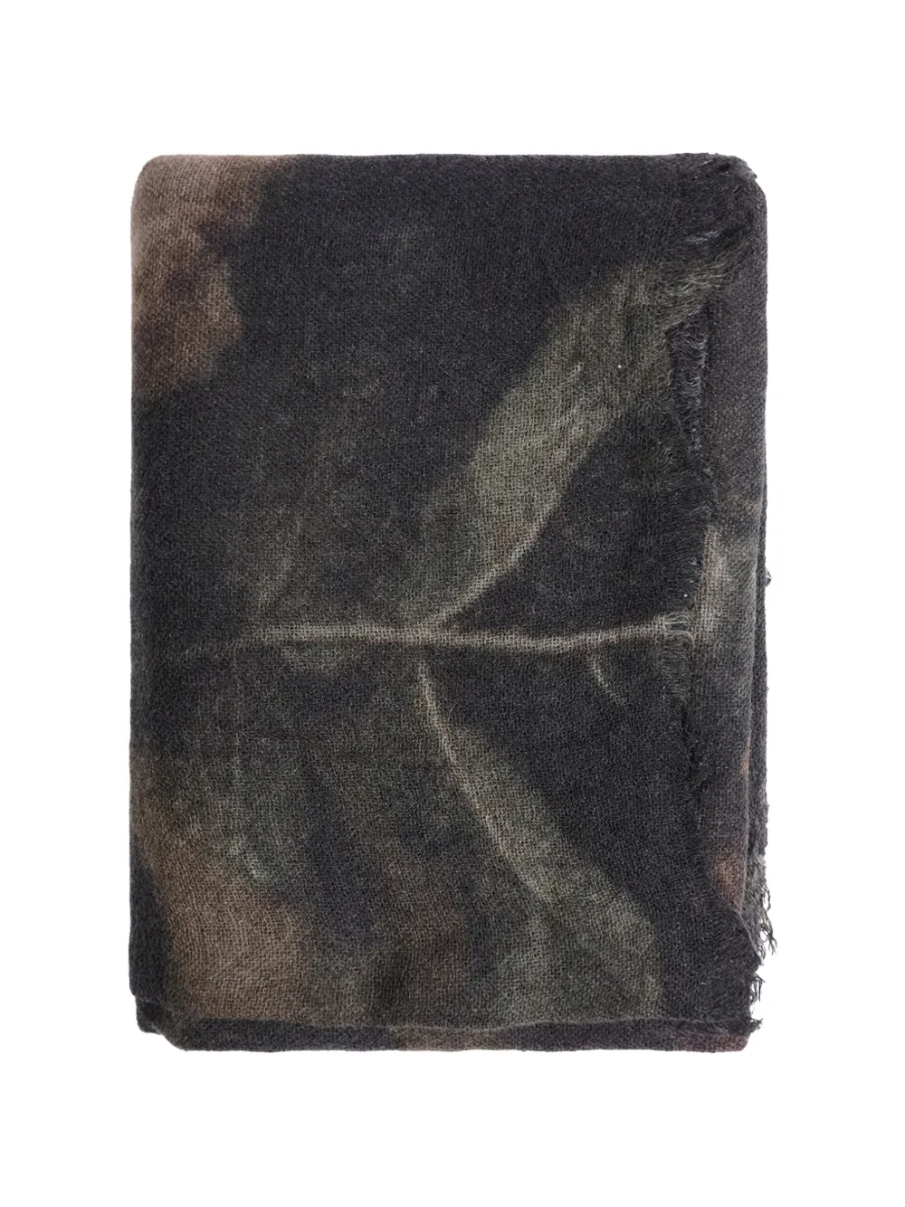 Aleksandr Manamïs floral-print frayed cashmere scarf