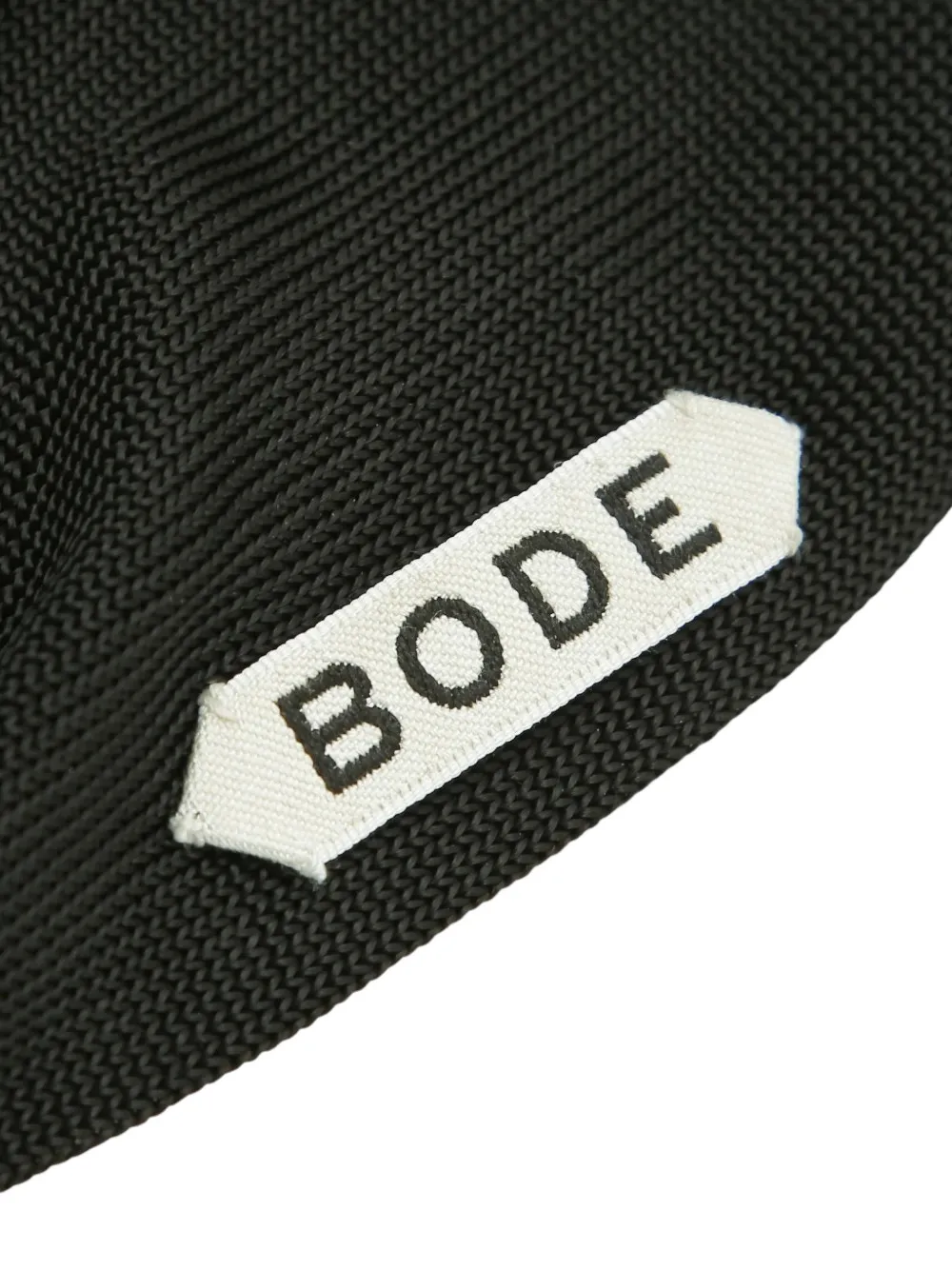 BODE sequin-embellished tassel scarf Zwart