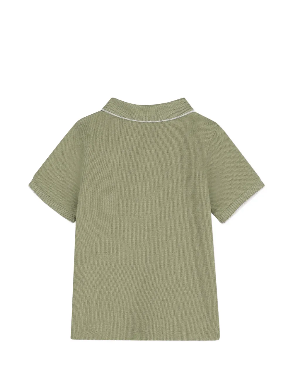 BOSS Kidswear Poloshirt met logoprint Groen