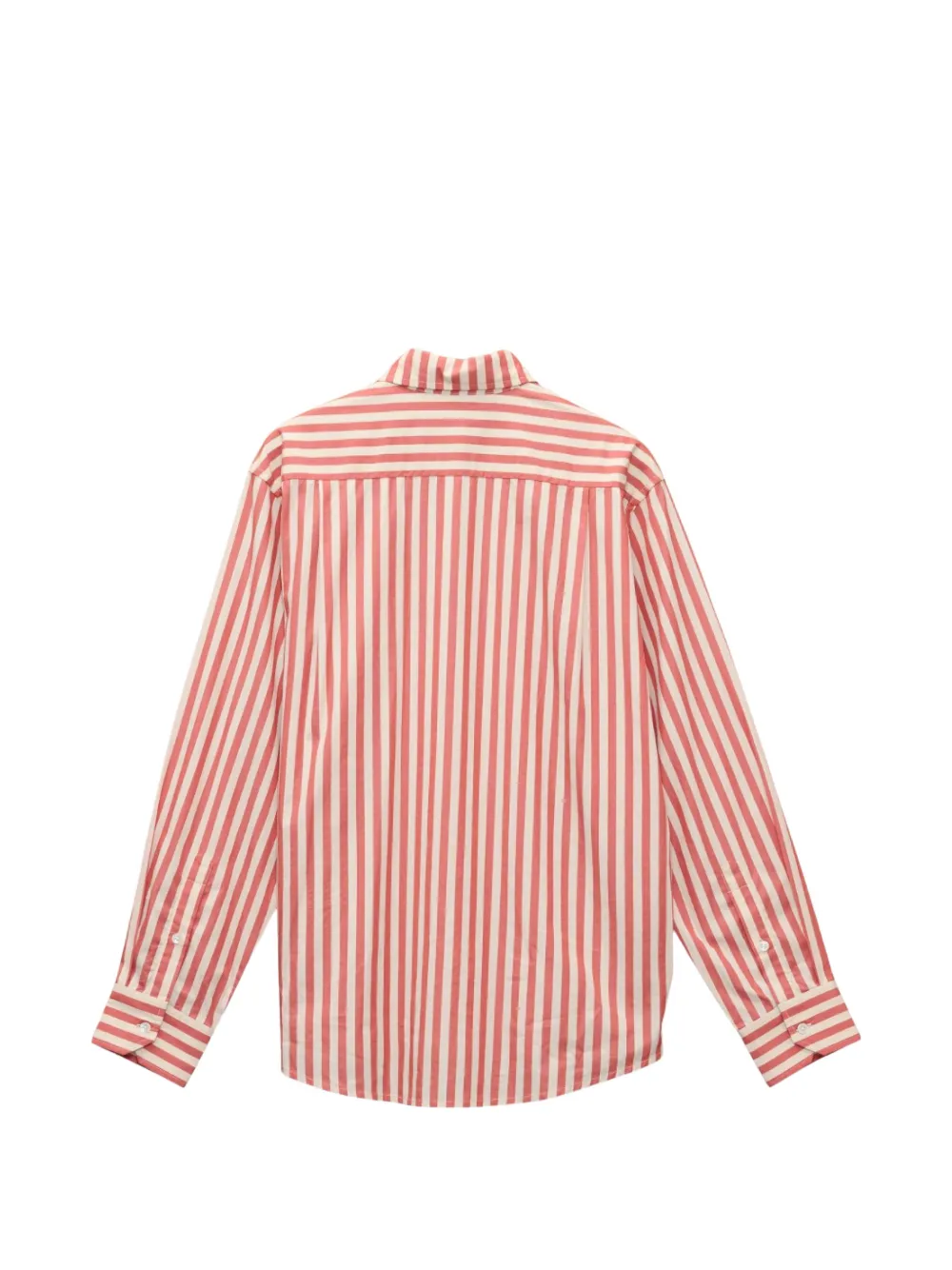 BODE Rancho striped long-sleeve shirt Oranje