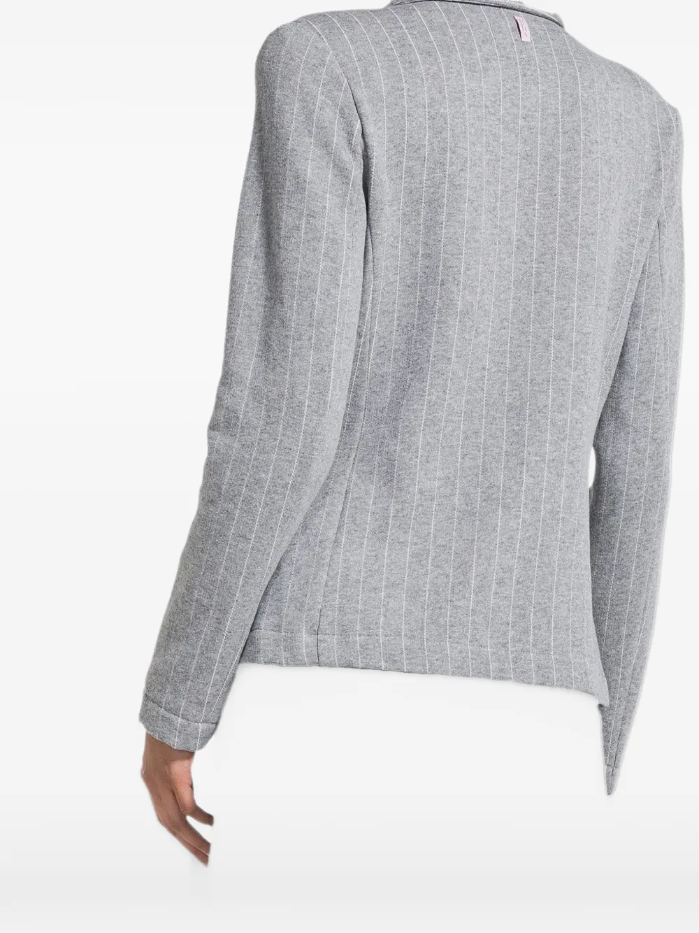 DEHA pinstripe double-breasted blazer Grijs