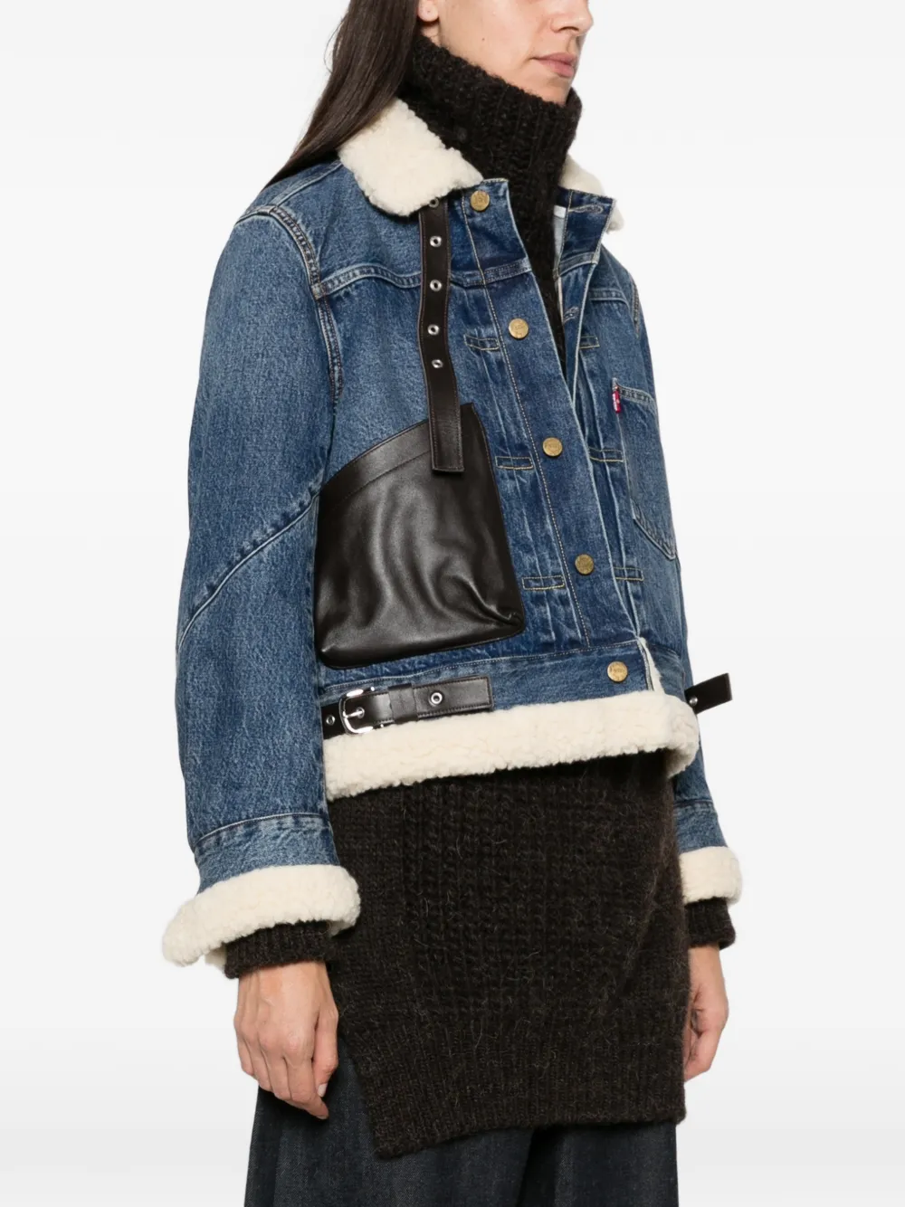 sacai Denim jack Blauw