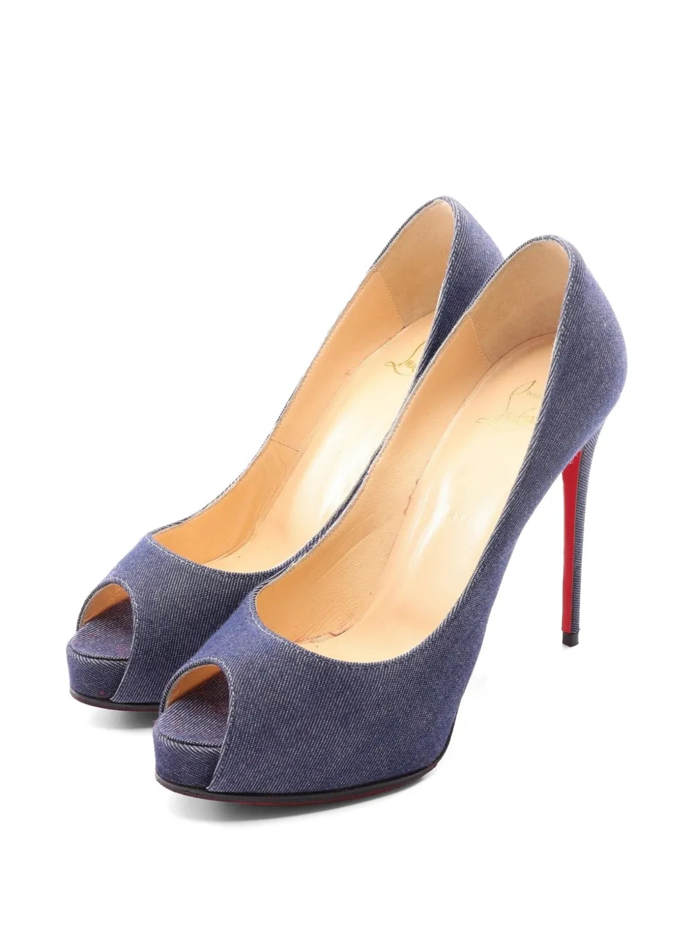 Christian Louboutin Pre-Owned 2010s open-toe pumps - Blau