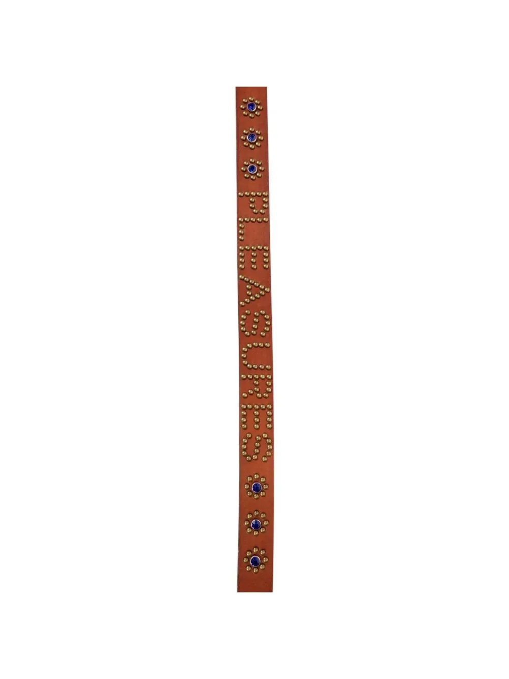 Pleasures Leren riem met studs Bruin