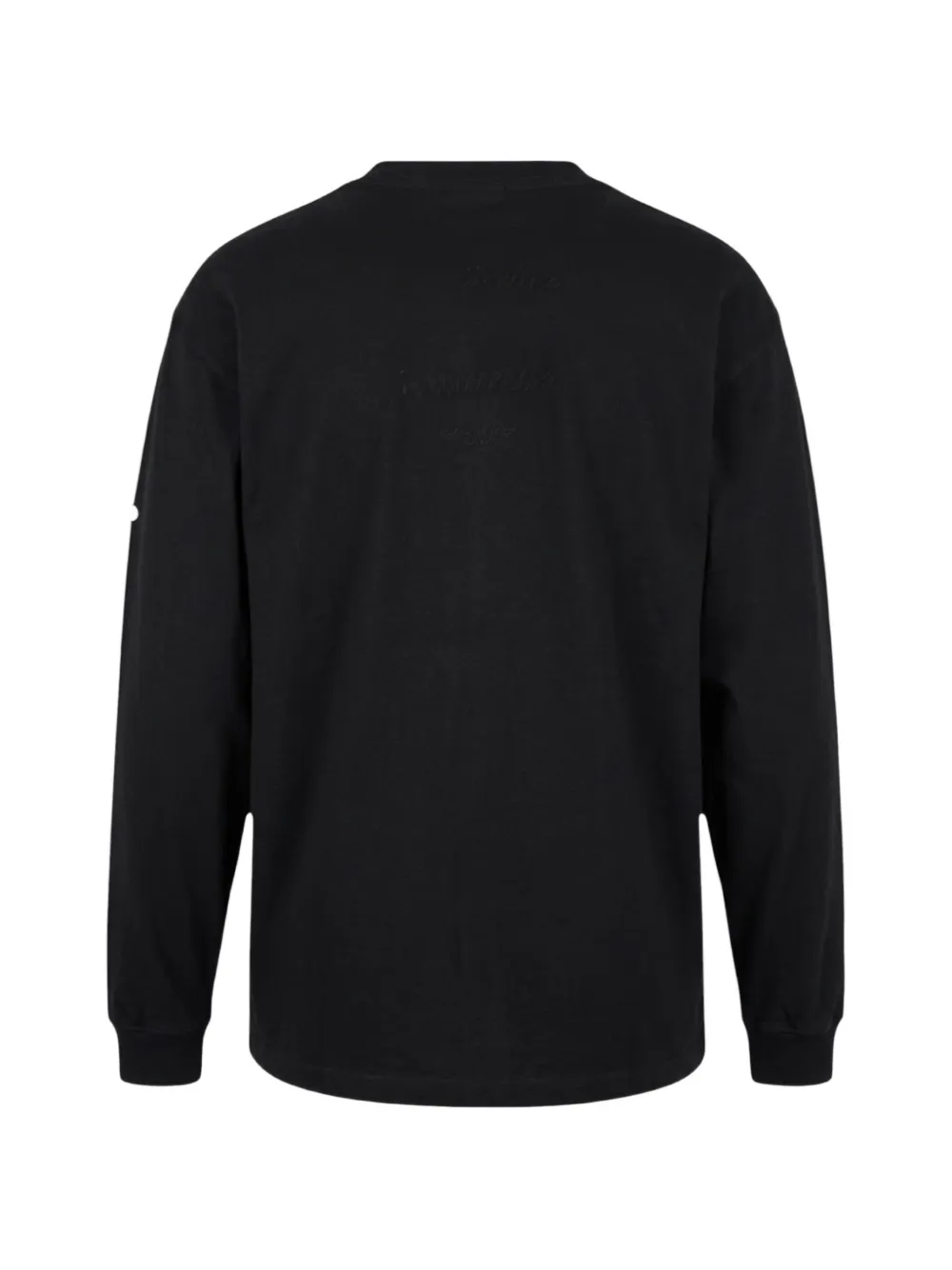 Pleasures Luster T-shirt met geborduurd logo Zwart