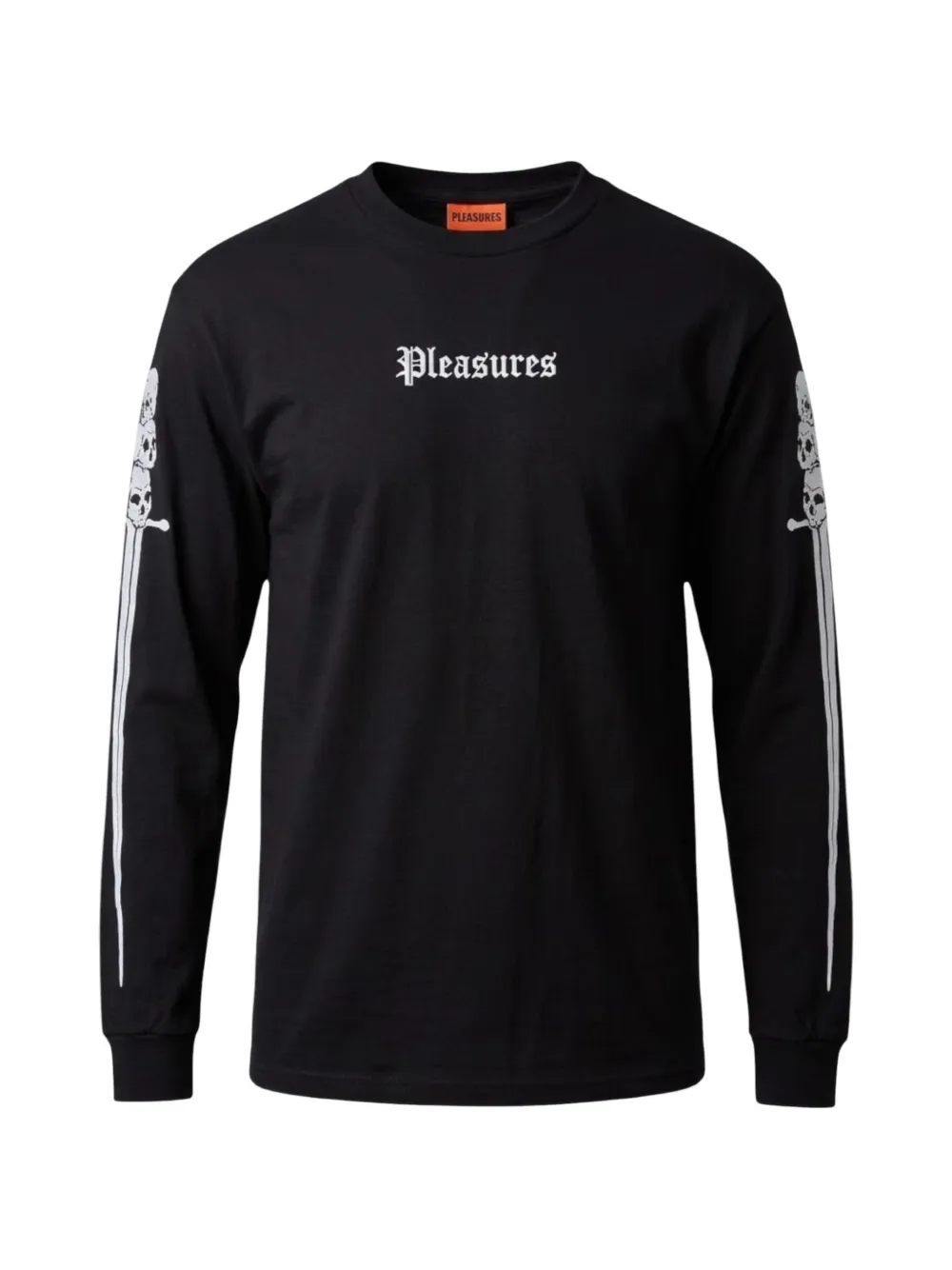 Pleasures Luster logo-embroidered T-shirt - Noir Pleasures Luster logo-embroidered T-shirt - Noir