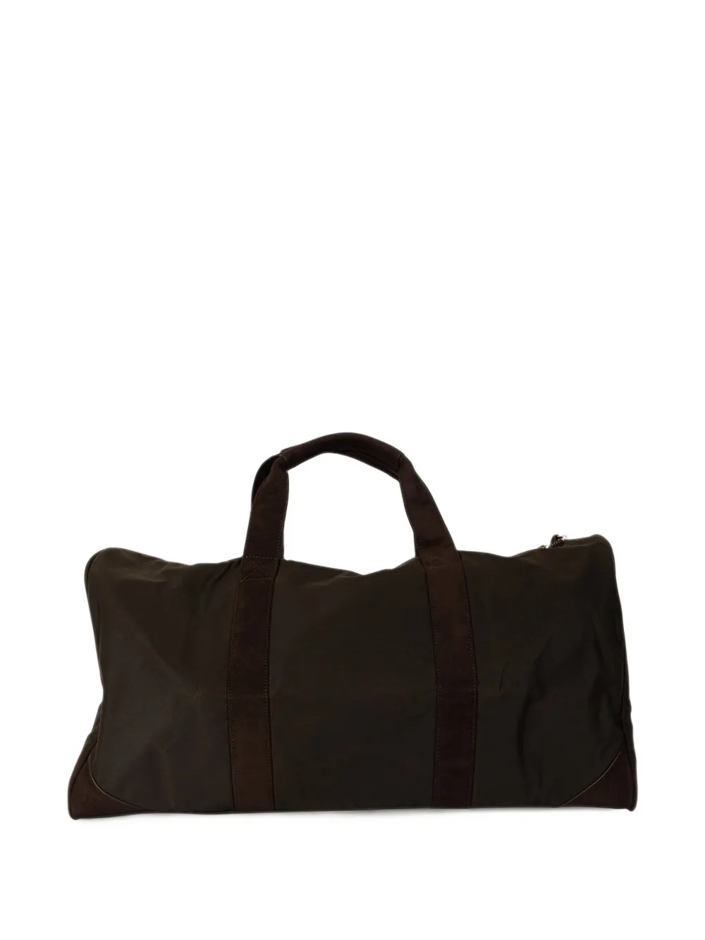 MC2 Saint Barth military green Jetleg waxed duffle bag with logo embroidery Bruin