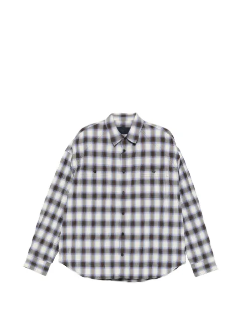 Juun.J check-pattern shirt
