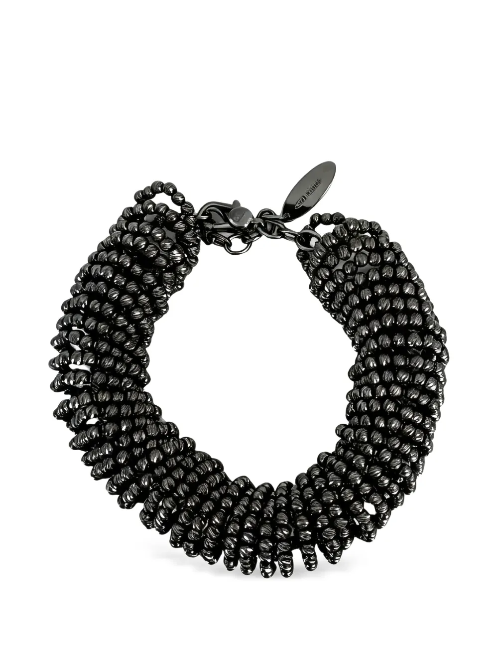 Brunello Cucinelli beaded multi-strand bracelet - Silber