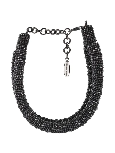 Brunello Cucinelli beaded chain-link bracelet
