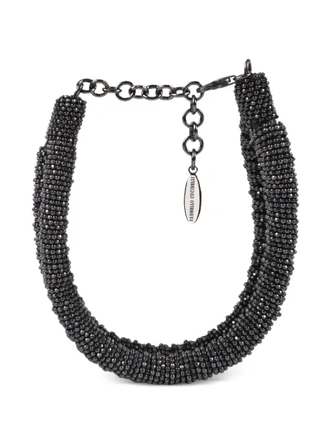 Brunello Cucinelli beaded chain-link bracelet