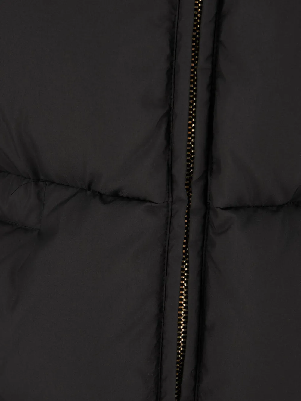 Max Mara hooded quilted jacket Zwart