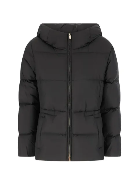 Max Mara hooded quilted jacket