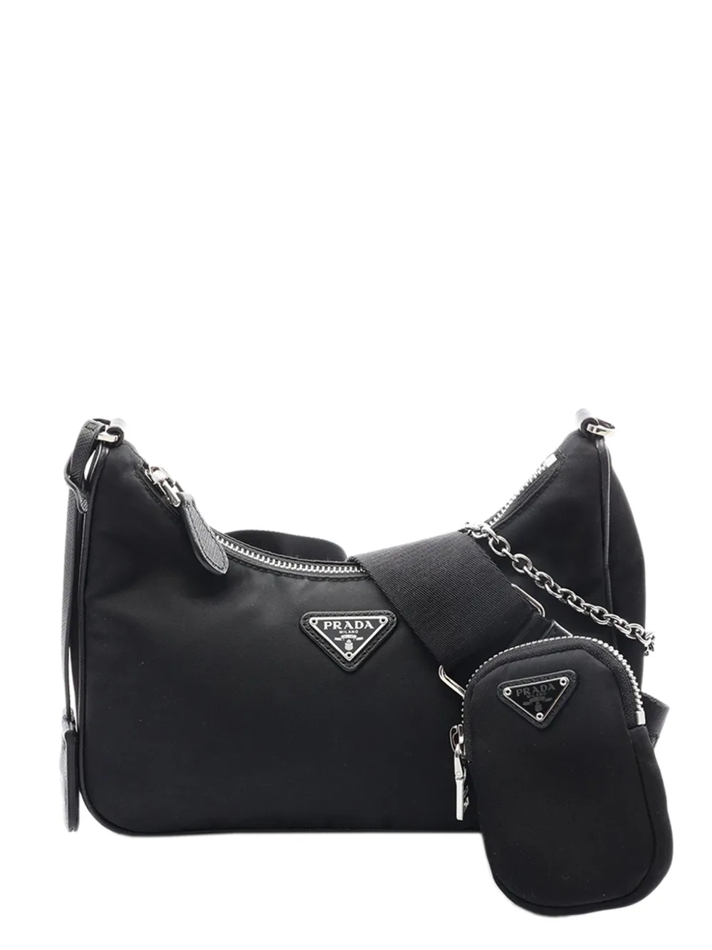Prada Pre-Owned sac à bandoulière Tessuto Re-Edition 2005 (2000-2013) - Noir