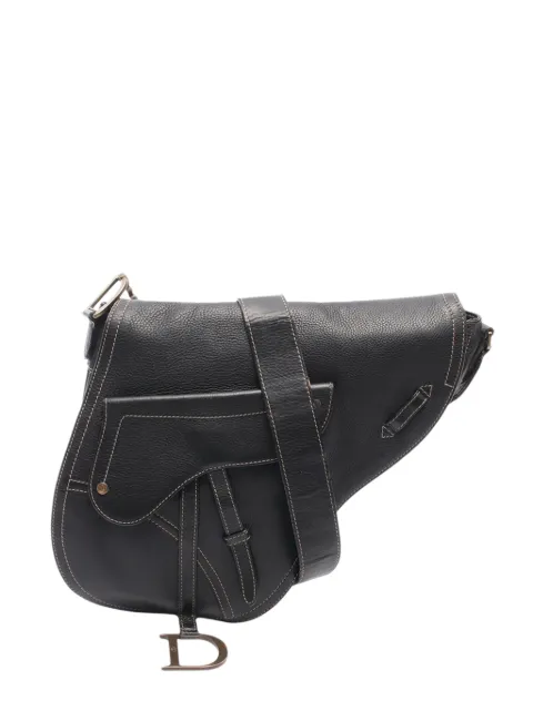 Christian Dior Pre-Owned 20th Century Leather Baudrier Saddle Bag crossbody bag