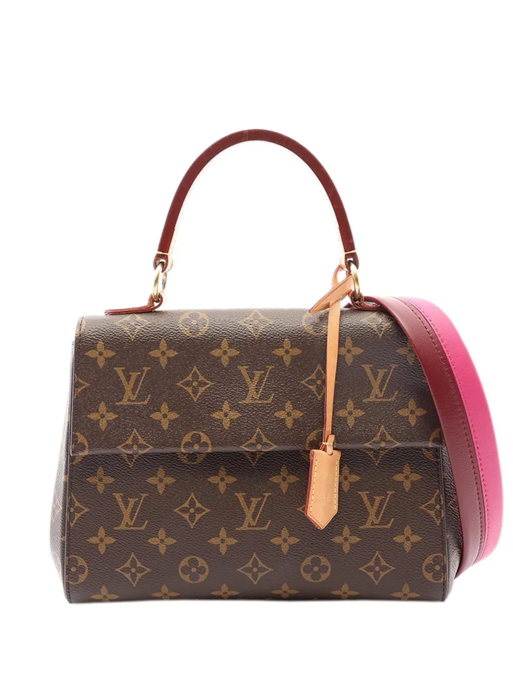 Louis Vuitton Pre-Owned 2017 Monogram Cluny BB satchel - Braun